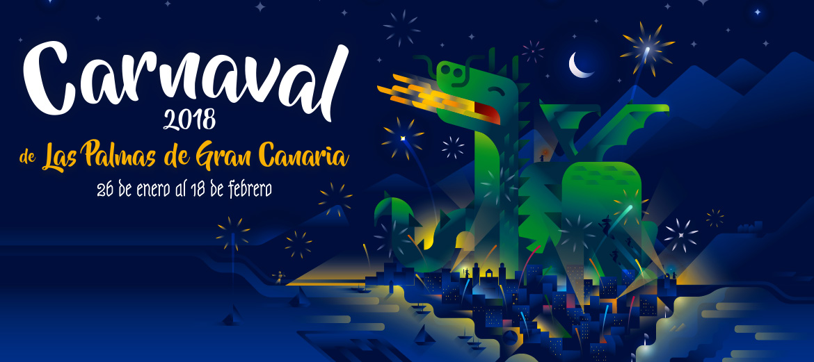 Manifesto del Carnevale 2018 a Las Palmas